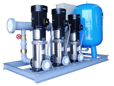 ชุดปั๊มสำเร็จรูป (ชุดปั๊มเพิ่มแรงดัน) รุ่น Package Booster Pump - สหคิมมอเตอร์